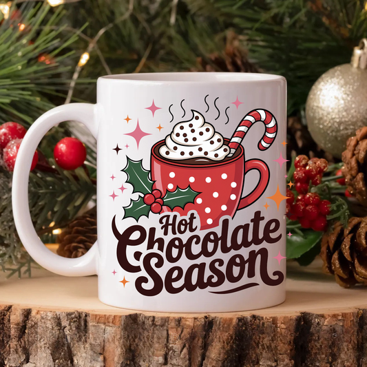 Hot chocolate season mug