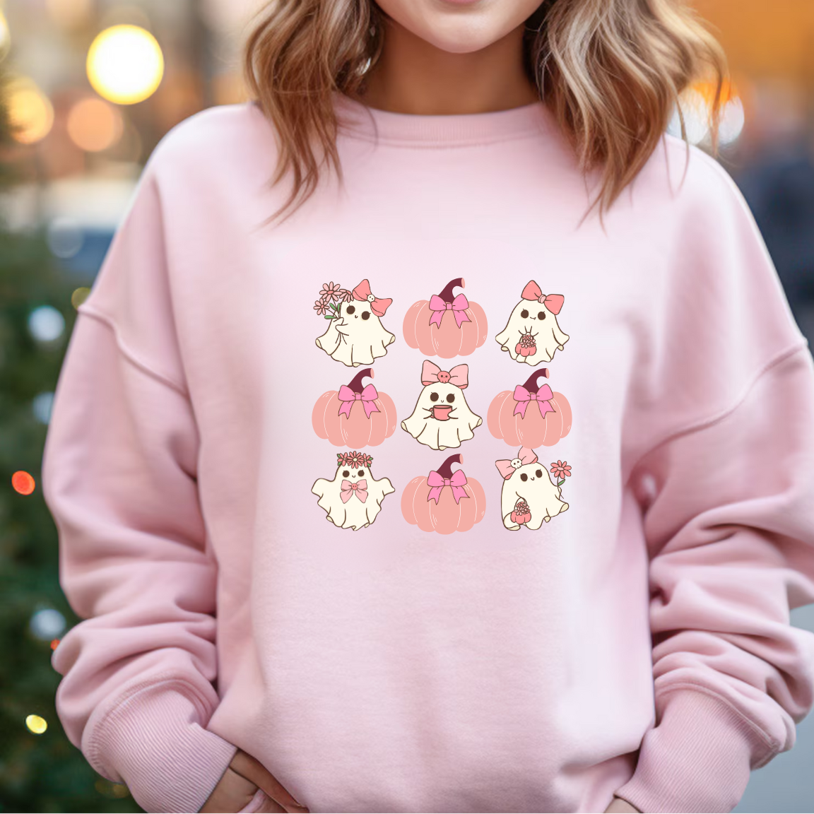 Cute pink Ghosts