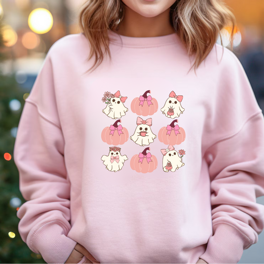 Cute pink Ghosts
